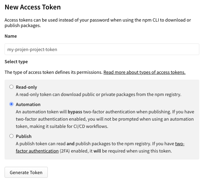 New access token